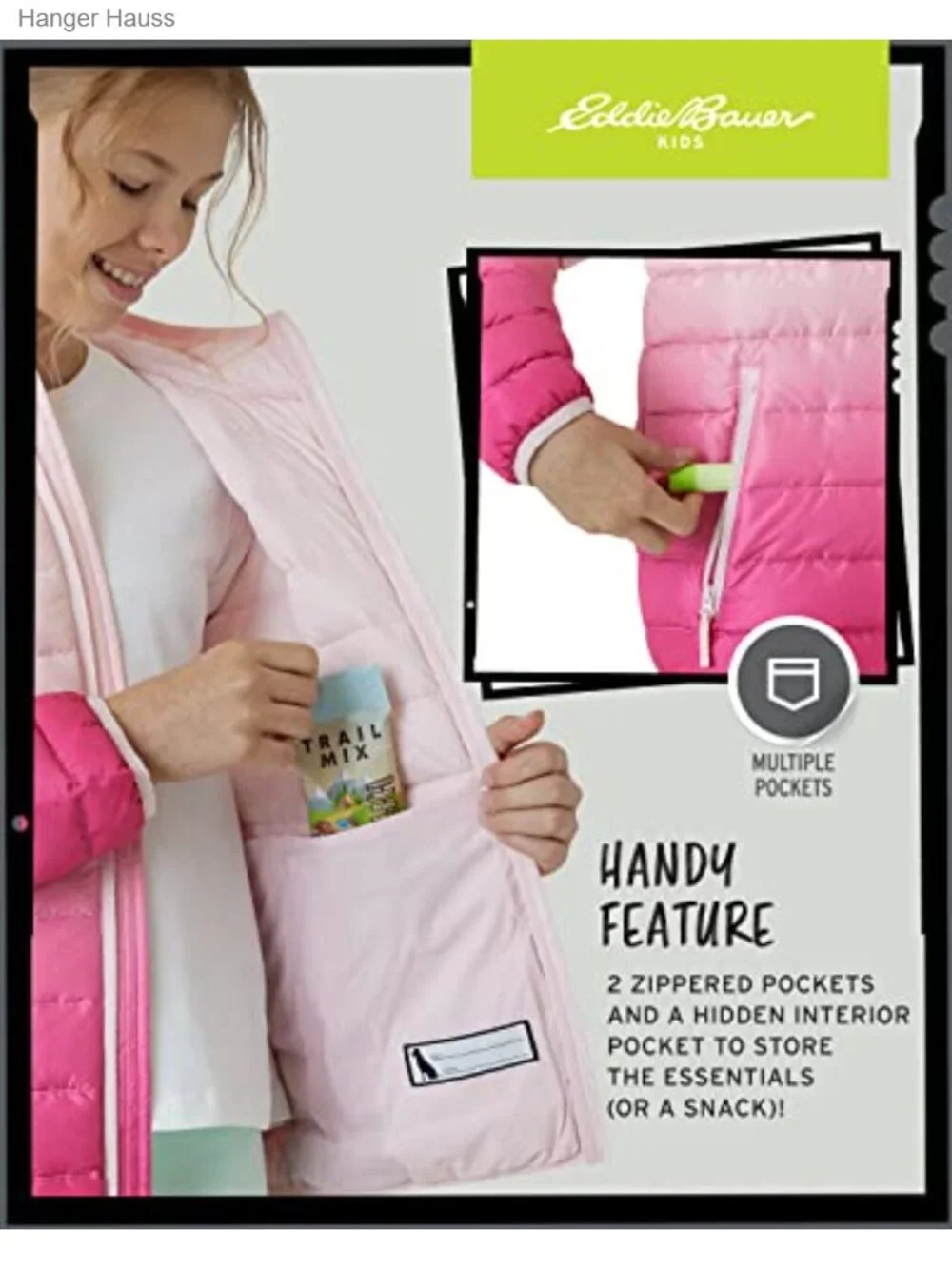 Girls Insulated Quilted Puffer Jacket Winter Coat 650 Fill Power Down